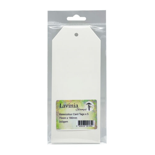 Watercolour Card Tags - 75mm x 180mm